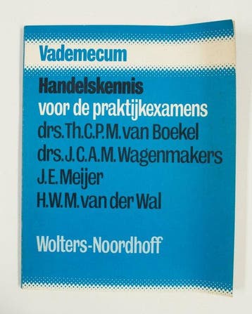 Vademecum handelskennis v.d. praktykexamens - van Boekel, Boeken, Verzenden, Nieuw