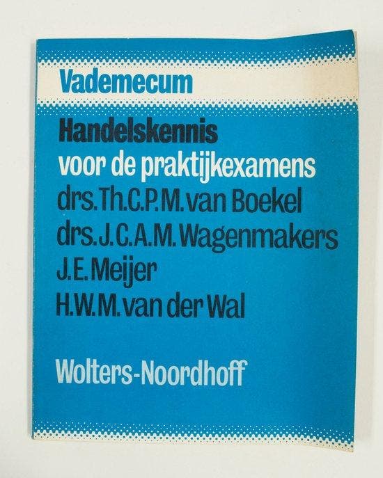 Vademecum handelskennis v.d. praktykexamens - van Boekel, Boeken, Overige Boeken, Verzenden