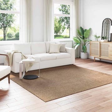 vidaXL Vloerkleden Vierkant AGIRA Naturel 240 x 240 cm, Verzenden
