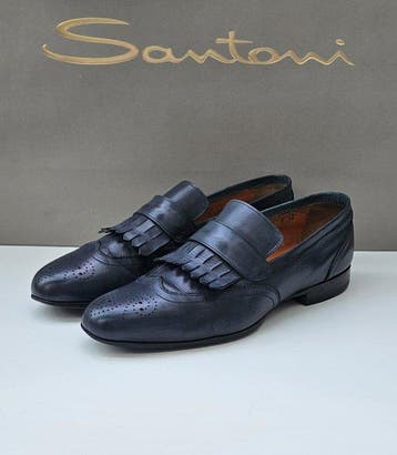 Santoni Goodyear - Platte schoenen - Maat: EU 44, Nieuw