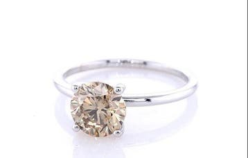 Zonder minimumprijs - Ring - 14 karaat Witgoud - 1.50ct. tw., Nieuw