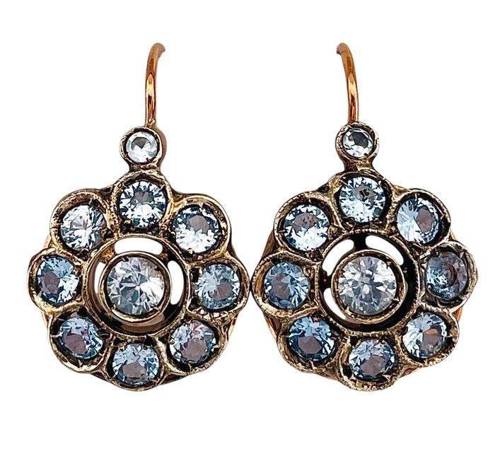 Zonder minimumprijs - Oorbellen - 9 kt. Roségoud, Zilver, Bijoux, Sacs & Beauté, Boucles d'oreilles