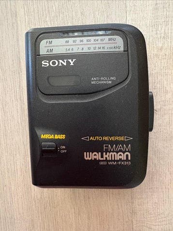 Sony - WM-FX313 Portable Stereo Cassette Player Walkman