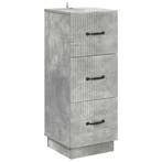 vidaXL Ladekast Betongrijs 33 x 34,5 x 87 cm Bewerkt hout, Huis en Inrichting, Verzenden, Nieuw