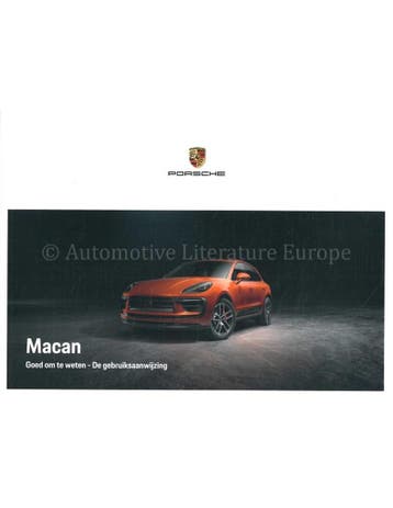 2024 PORSCHE MACAN INSTRUCTIEBOEKJE NEDERLANDS, Autos : Divers, Modes d'emploi & Notices d'utilisation