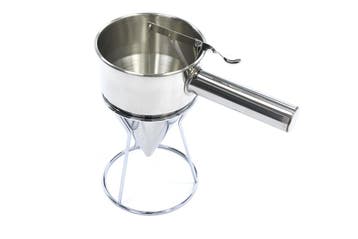 Dispensateur de pâte - 1,3 L - acier inoxydable - bouton de, Verzenden, Autres types