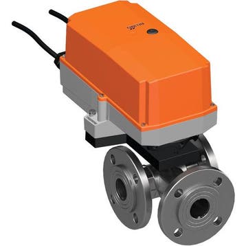 Belimo 3-Weg Kogelkraan DN40 Flens Kvs31 100-240VAC 90s, Verzenden