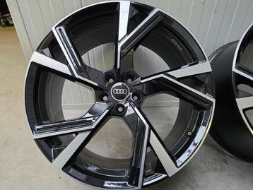 Audi E-Tron Q7 21 inch 9.5J ET36 5x112 velgen Diamond cut, Autos : Pièces & Accessoires, Pneus & Jantes, Verzenden, Banden en Velgen