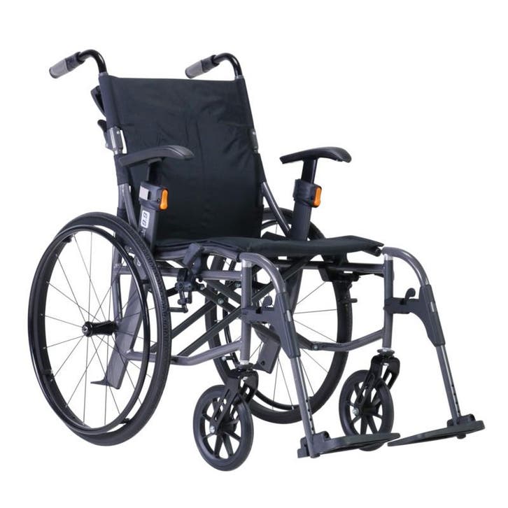 Excel 9.9 lichtgewicht rolstoel 22 GRIJS, Divers, Chaises roulantes, Enlèvement ou Envoi