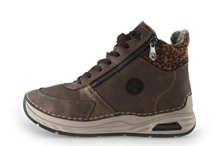Rieker Veterboots in maat 39 Bruin, Kleding | Dames, Schoenen, Bruin, Zo goed als nieuw, Overige typen, Verzenden
