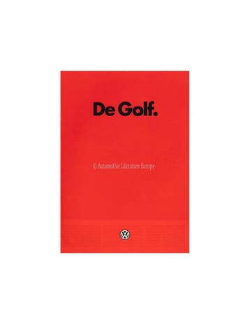 1985 VOLKSWAGEN GOLF BROCHURE NEDERLANDS, Ophalen of Verzenden, Nieuw