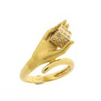 Carrera y Carrera vintage gouden ring met diamanten; 0,20..., Ophalen of Verzenden