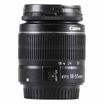 Canon EF-S 18-55mm f/3.5-5.6 III met garantie, Ophalen of Verzenden, Gebruikt