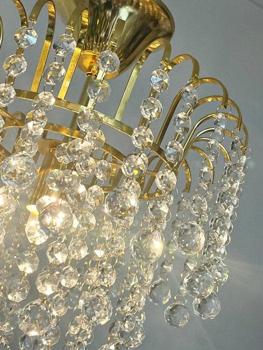 Cristalstrass - Kroonluchter - Kristal, Antiek en Kunst, Kunst | Designobjecten