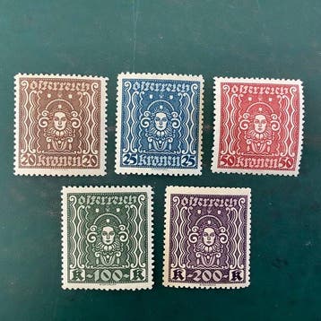Oostenrijk 1922 - Vrouwenhoofd type II in tanding 11,5 - MNH, Timbres & Monnaies, Timbres | Europe | Autriche