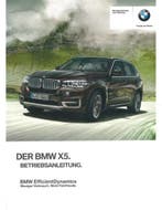 2016 BMW X5 INSTRUCTIEBOEKJE DUITS