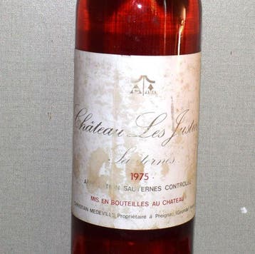 1975 Château Les Justices - Sauternes 1er Grand Cru Classé -