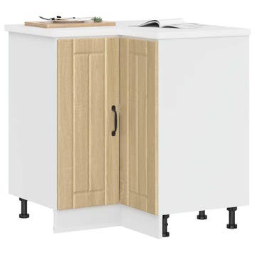vidaXL Keuken hoekonderkast Lucca bewerkt hout sonoma, Verzenden, Nieuw