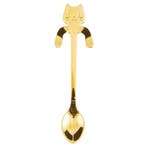Fako Bijoux - Theelepel / Koffielepel Hangende Kat -, Verzenden, Nieuw