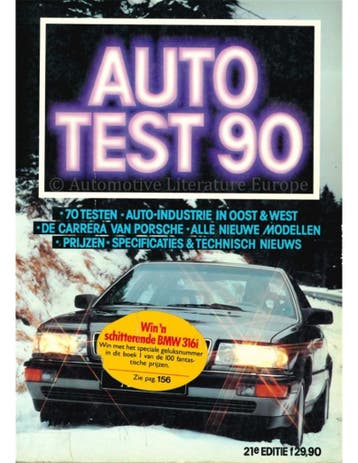 1990 AUTOTEST JAARBOEK NEDERLANDS, Boeken, Ophalen of Verzenden, Nieuw