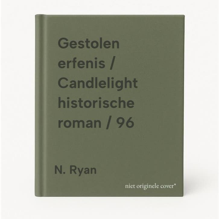 Gestolen erfenis / Candlelight historische roman / 96, Boeken, Overige Boeken, Gelezen, Verzenden