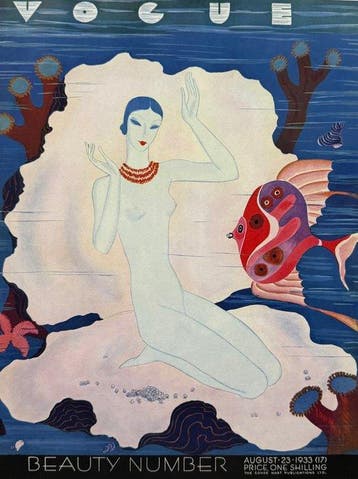 Eduardo Benito - “Vogue, 23 August 1933”., Antiek en Kunst