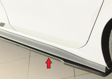 Side Skirts Diffuser voor Volkswagen Golf 8 GTI / GTD / GTE, Ophalen of Verzenden