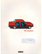 1974 FIAT 131 MIRAFIORI BROCHURE NEDERLANDS
