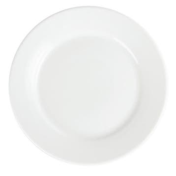 Borden | WHITEWARE | Porselein | Wit | 12 Stuks | Ø250mm, Verzenden, Nieuw in verpakking