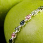 Bracelets tennis avec pierres précieuses naturelles Bracelet