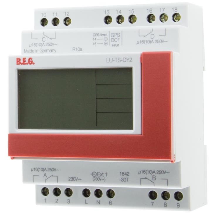 BEG TS-DY2 Horloge digitale annuelle 4 canaux - 92675, Bricolage & Construction, Électricité & Câbles, Envoi