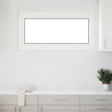 vidaXL Kantel- en Draai Kelderraam RISOR 120 x 60 cm PVC en, Doe-het-zelf en Bouw, Raamkozijnen en Schuifdeuren, Verzenden, Nieuw