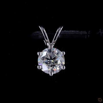 Hanger - 18 karaat Witgoud - 0.32ct. tw. Diamant, Bijoux, Sacs & Beauté