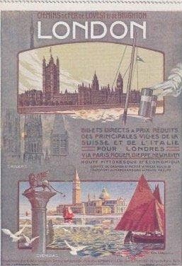 Treinen / Spoorwegen - Ansichtkaart (44) - 1900-1950, Gelopen