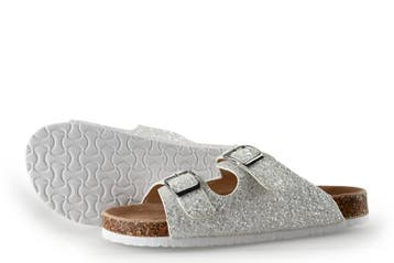 Colors of California Slippers Meisjes in maat 35 Zilver, Verzenden, Schoenen