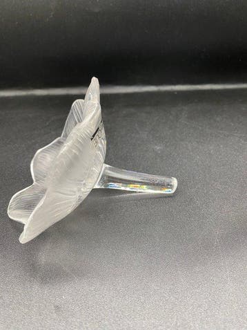 Lalique - sculptuur, Anémone - 8 cm - Kristal - 1970
