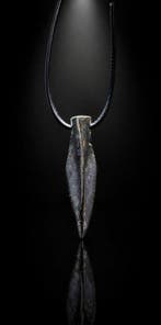 Vroege middeleeuwse bronzen pijlpunt-amulet – krijgerhanger