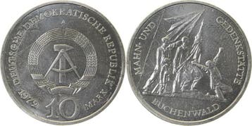 10 Mark Ddr Buchenwald 72 handgehoben, Verzenden, België