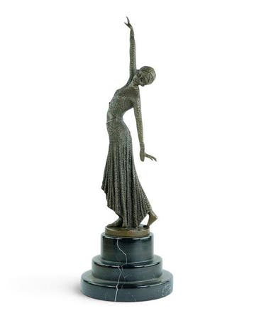 Demetre Haralamb Chiparus (1886-1947) - after - sculptuur,, Antiek en Kunst