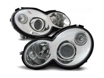 Koplamp units Chrome geschikt voor Mercedes C-klasse CL203, Verzenden