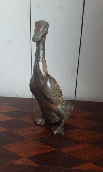 P. Chenet - Figure - Eend - 19 cm - Bronze