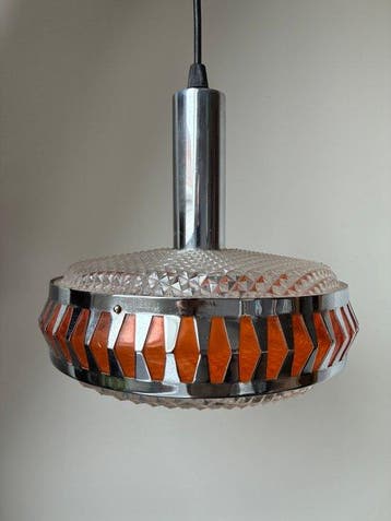 Lamp - Metaal, Plastic - Space-age hanglamp