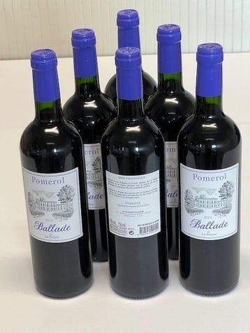 2014 Ballade de Chateau La Pointe - Pomerol - 6 Bouteilles, Nieuw