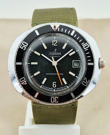 Sorna - Sans prix de réserve - Vintage Jumbo Diver - Homme -, Nieuw