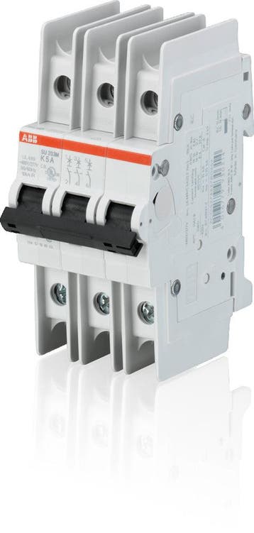ABB 3-Pool UL489 MCB C15 10kA 277VAC Aardlekautomaat -, Verzenden