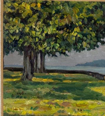 Aldo DellAcqua (1888-?) - Paesaggio marino, Antiek en Kunst