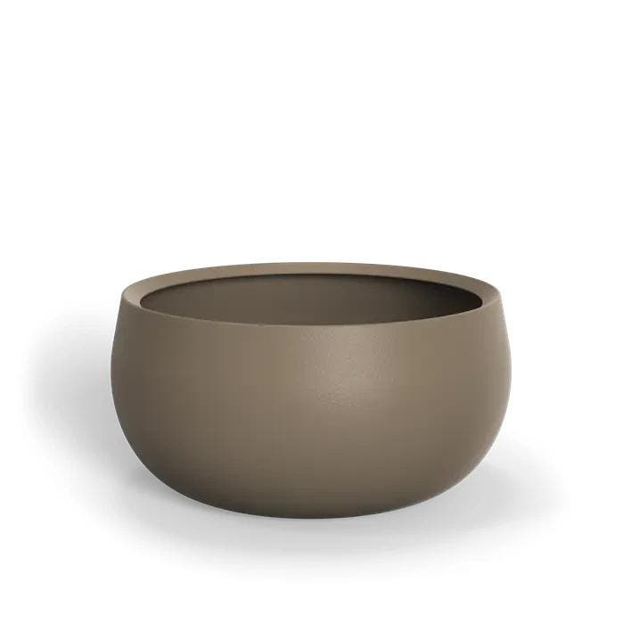 Polyester plantenbak Lora Ø100x50cm - Met bodem, Tuin en Terras, Bloembakken en Plantenbakken, 30 tot 60 cm, 100 cm of meer, Tuin