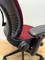 Steelcase Leap V2 (Showroommodel) Bordeauxrood, Verzenden, Zo goed als nieuw, Bureaustoel, Rood