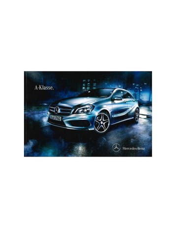 2012 MERCEDES BENZ A KLASSE BROCHURE NEDERLANDS, Nieuw