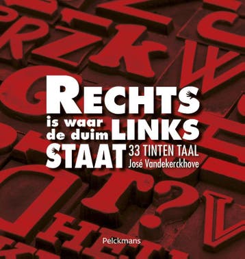 Rechts is waar de duim links staat 9789028983731, Verzenden, José Vandekerckhove